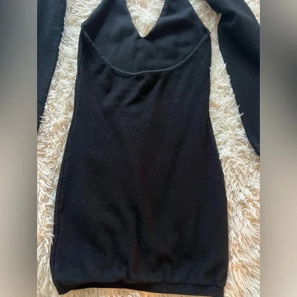 Lioness Black Halter Knit Dress - Picture 5 of 6